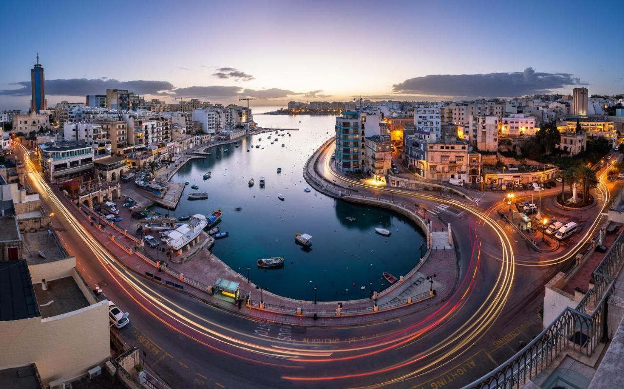 Deluxe Apartment With Valletta And Harbour Views 斯利马 外观 照片