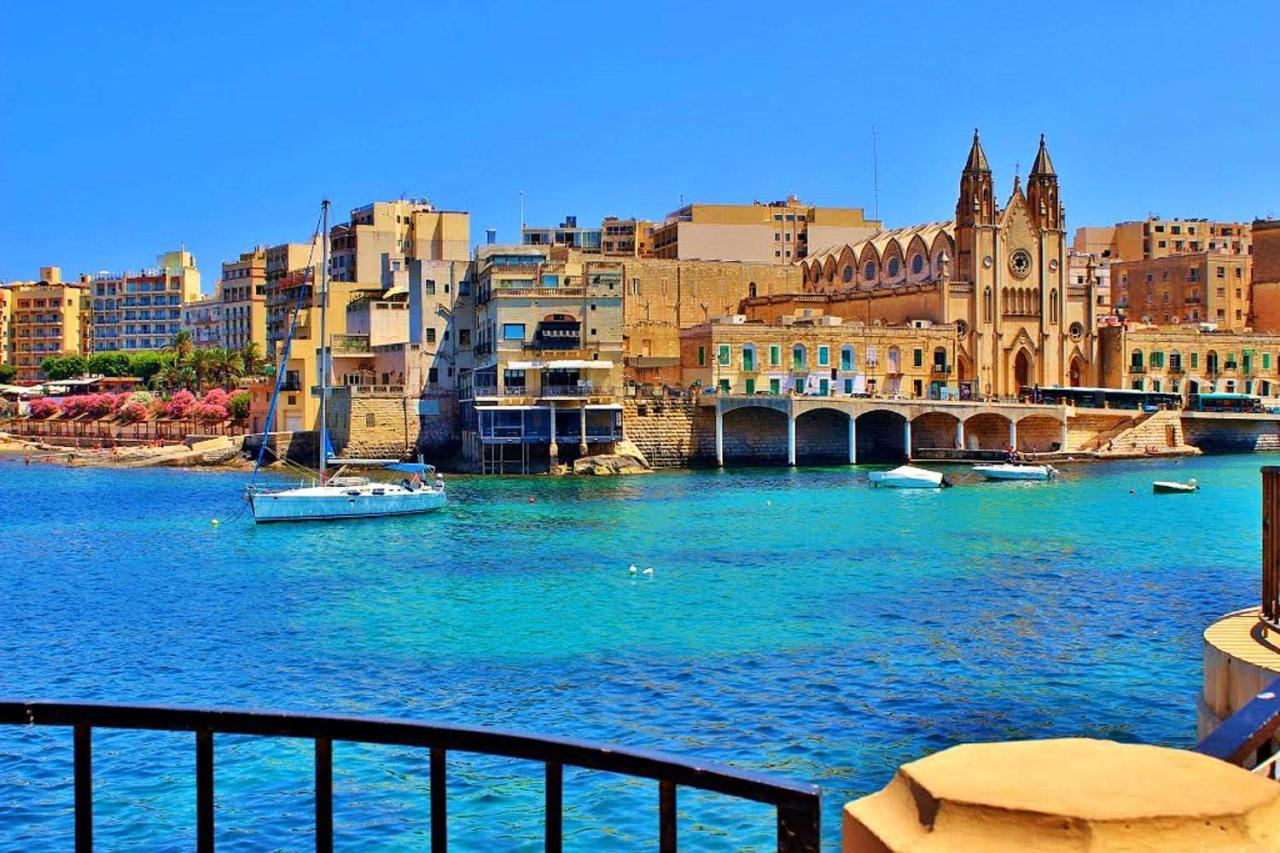 Deluxe Apartment With Valletta And Harbour Views 斯利马 外观 照片
