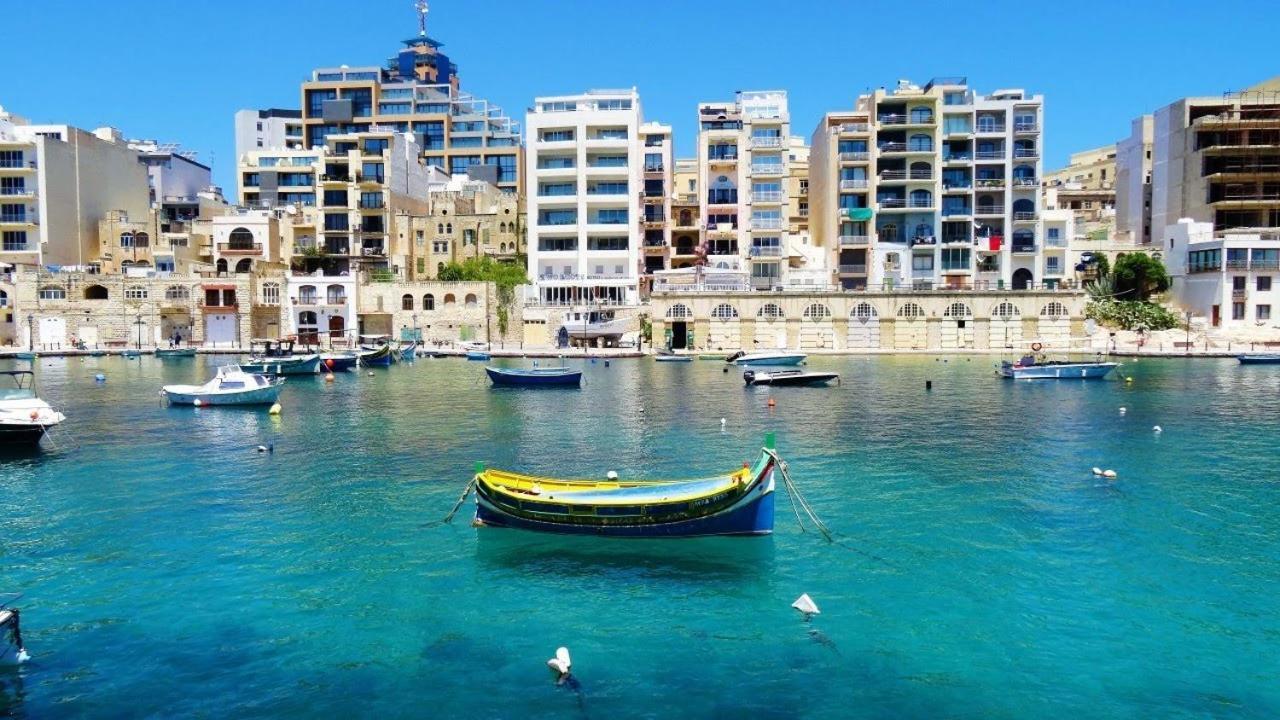 Deluxe Apartment With Valletta And Harbour Views 斯利马 外观 照片