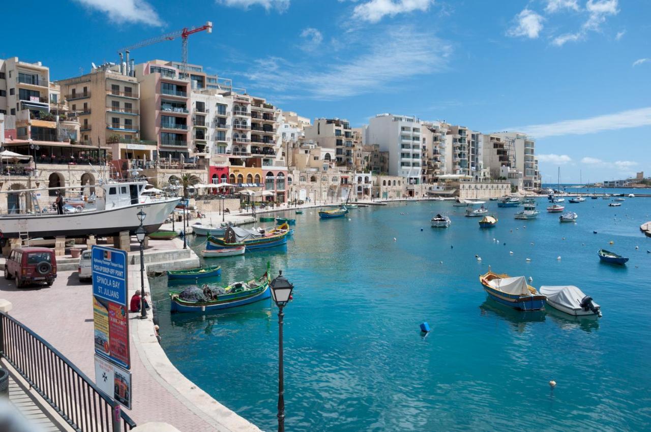 Deluxe Apartment With Valletta And Harbour Views 斯利马 外观 照片