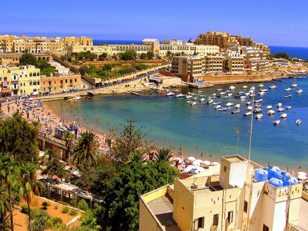 Deluxe Apartment With Valletta And Harbour Views 斯利马 外观 照片