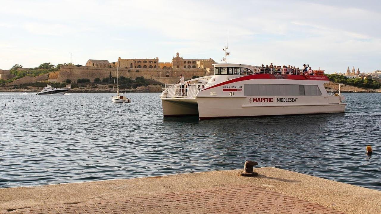 Deluxe Apartment With Valletta And Harbour Views 斯利马 外观 照片