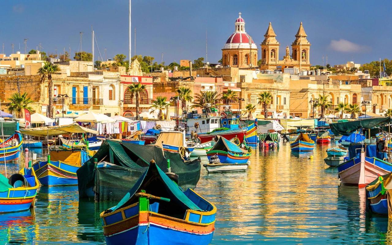 Deluxe Apartment With Valletta And Harbour Views 斯利马 外观 照片