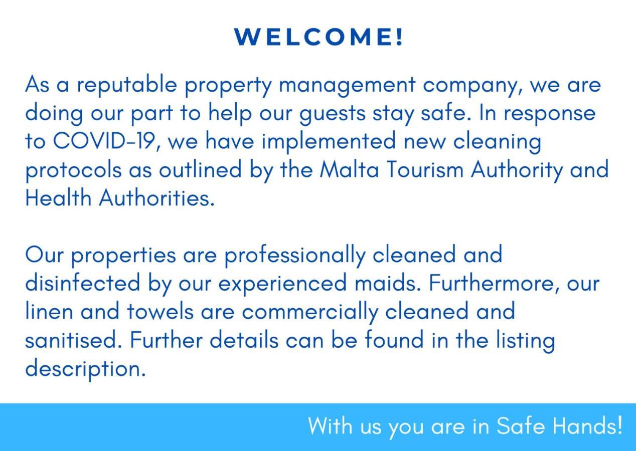 Deluxe Apartment With Valletta And Harbour Views 斯利马 外观 照片